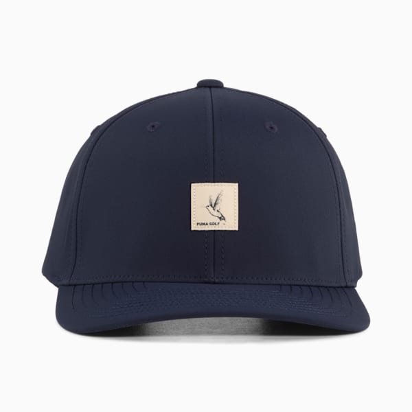 Hummingbird Patch Golf Cap, Deep Navy, large-ZAF