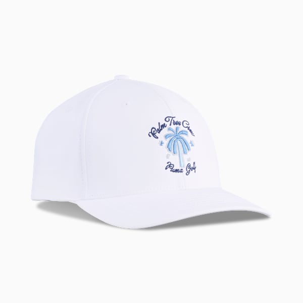 PUMA x PALM TREE CREW Golf Cap, White Glow, large-ZAF