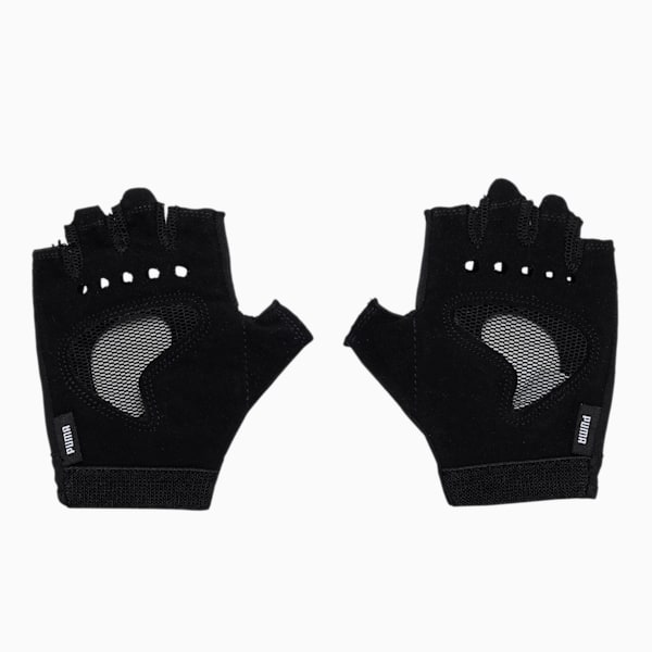 Gym Women's Training Gloves, Puma Black, large-MEX