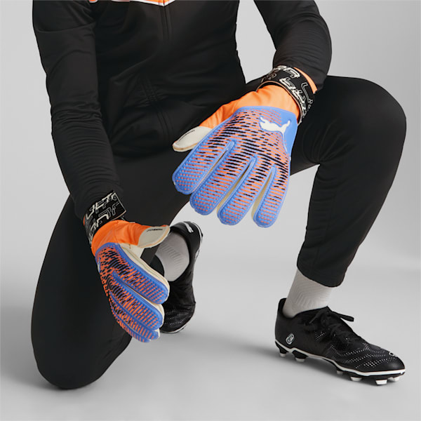 ULTRA Grip 3 RC Goalkeeper Gloves, Ultra Orange-Blue Glimmer, large-ZAF