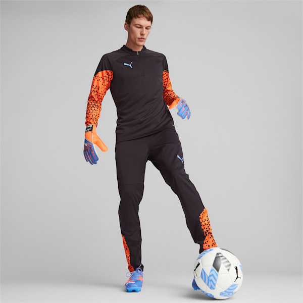 ULTRA Grip 4 RC Goalkeeper Gloves, Ultra Orange-Blue Glimmer, large-ZAF