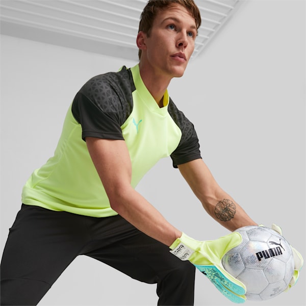 ULTRA Grip 4 RC Goalkeeper Gloves, Electric Peppermint-Fast Yellow, large-ZAF