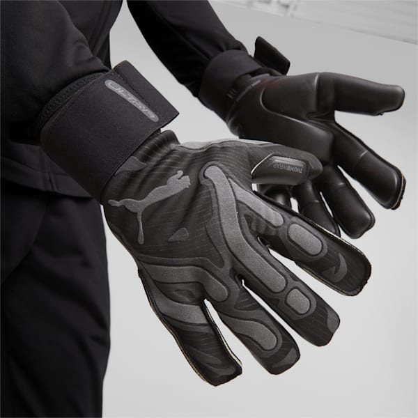 Guantes de arquero Ultra Ultimate Hybrid, PUMA Black-Asphalt, large-ARG