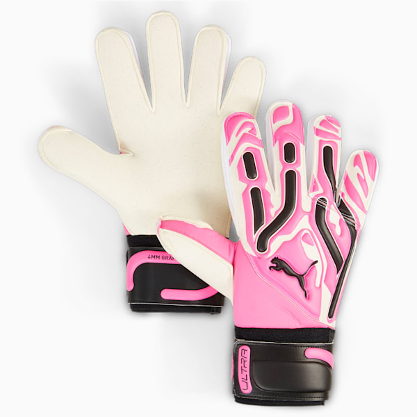 PUMA ULTRA Pro Protect RC Goalkeeper Gloves, Poison Pink-PUMA White-PUMA Black, large-ZAF
