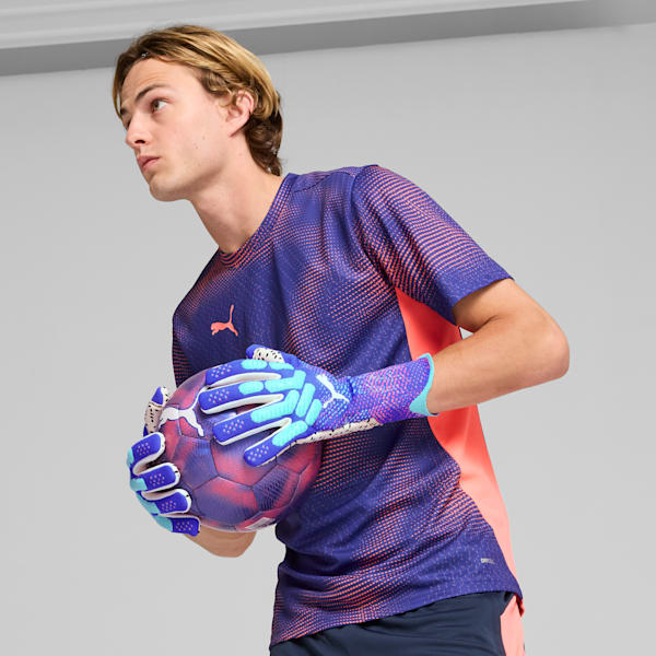 Guantes de arquero FUTURE Ultimate NC, Bluemazing-Sunset Glow-Electric Peppermint, large-ARG