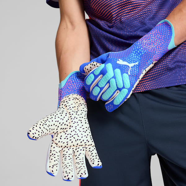 Guantes de arquero FUTURE Ultimate NC, Bluemazing-Sunset Glow-Electric Peppermint, large-ARG