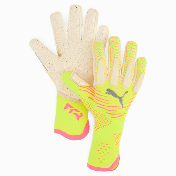 Guantes de portero FUTURE Ultimate NC, Yellow Alert-Sun Struck, large-MEX
