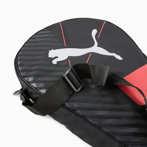 PUMA padel racket bag, Puma Black-Active Red-Puma White, large-MEX