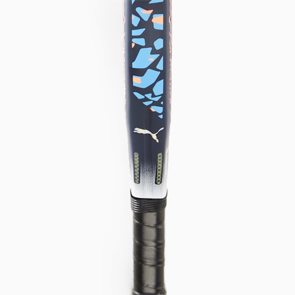 SolarATTACK PWR Padel Racket, New Navy-Ultra Orange-PUMA White-Team Light Blue, large-MEX