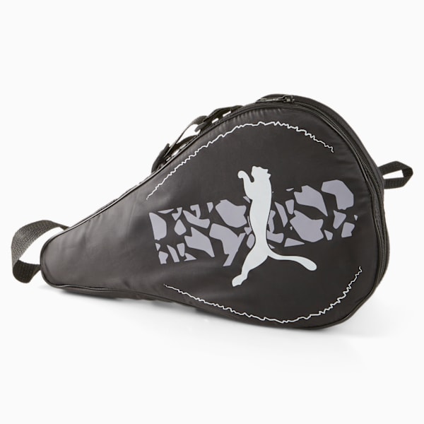 SolarATTACK PWR Padel Racket, New Navy-Ultra Orange-PUMA White-Team Light Blue, large-MEX