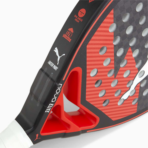 Pala de pádel NOVA Padel Elite PWR, PUMA Black-Active Red-PUMA White, large-MEX