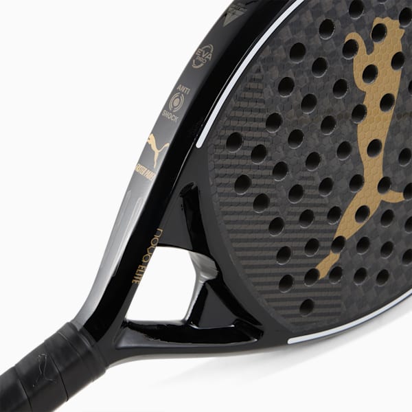 Paleta de pádel NOVA PADEL ELITE HYB, PUMA Black-PUMA Gold-PUMA White, large-ARG