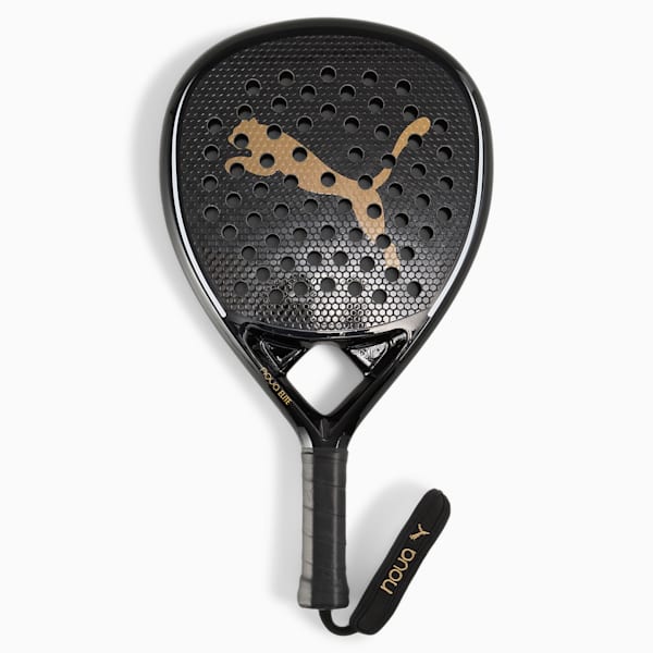 Paleta de pádel NOVA PADEL ELITE HYB, PUMA Black-PUMA Gold-PUMA White, large-ARG