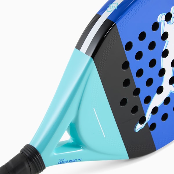 NOVA PADEL SMASH Padel Racket Youth, Vivid Blue-PUMA Black-Safe Lake-PUMA White, large-ZAF