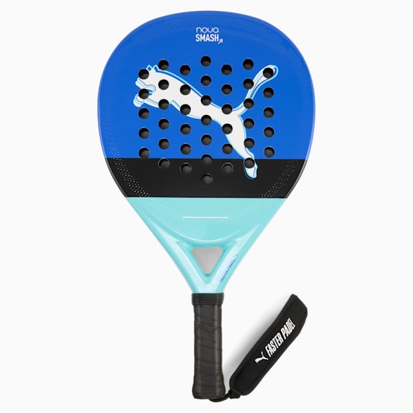 NOVA PADEL SMASH Padel Racket Youth, Vivid Blue-PUMA Black-Safe Lake-PUMA White, large-ZAF