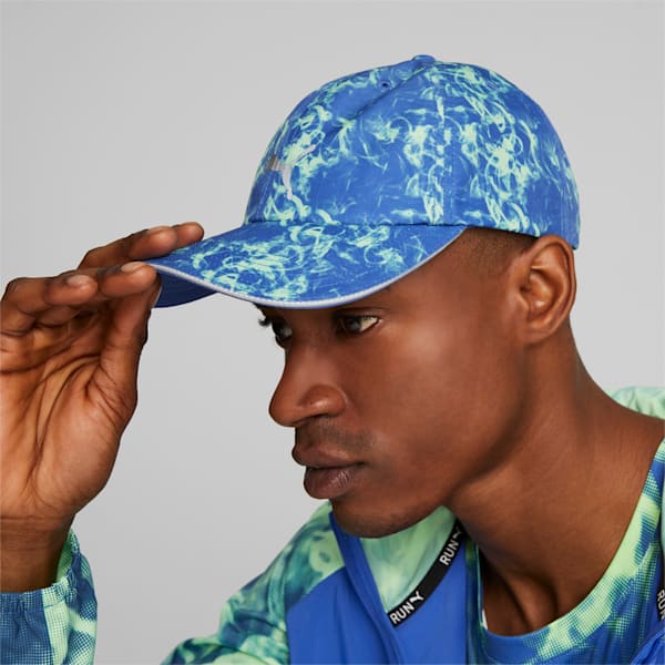 Running Cap III, Royal Sapphire-AOP, large-ZAF
