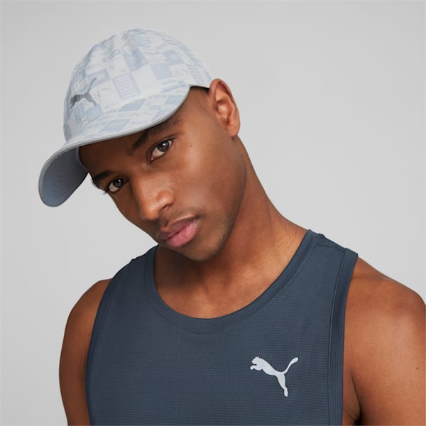 Running Cap III, Platinum Gray-AnniversaryAOP, large-ZAF