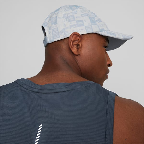 Running Cap III, Platinum Gray-AnniversaryAOP, large-ZAF