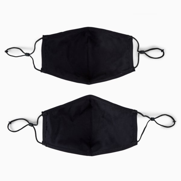 PUMA II Face Mask 2-Pack, Puma Black-Dark Dreams AOP, large-ZAF