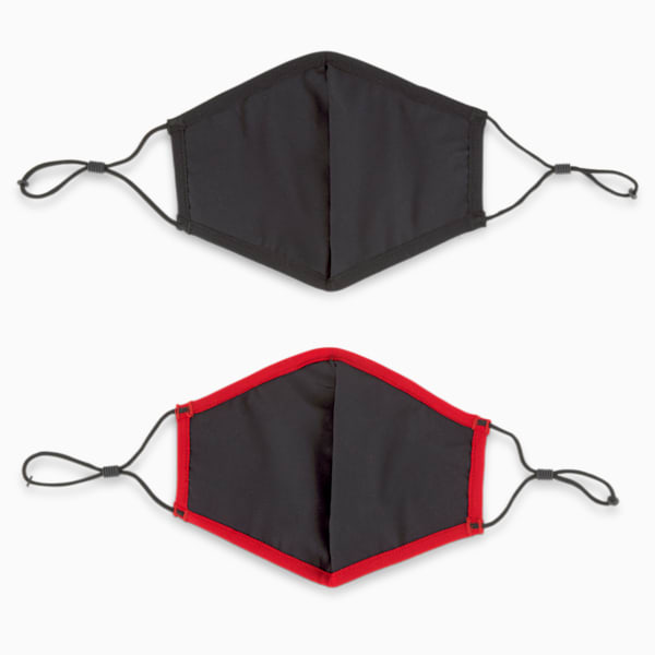 PUMA II Face Mask 2-Pack, Puma Black-AS, large-ZAF