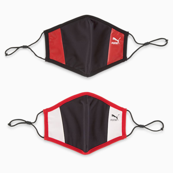 PUMA II Face Mask 2-Pack, Puma Black-AS, large-ZAF