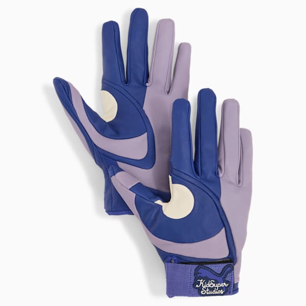 Guantes PUMA x KIDSUPER para hombre, Island Pink-Blissful Blue, large-ARG