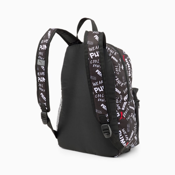 Phase Small Youth Backpack, PUMA Black-AOP, large-ZAF