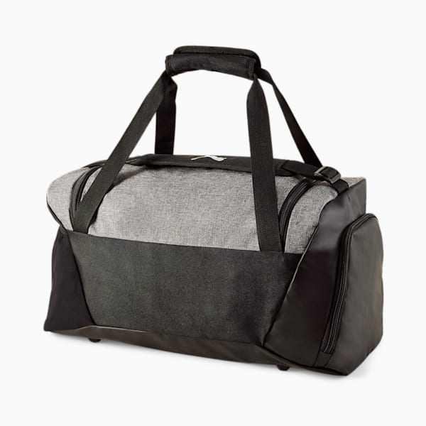 Bolso pequeño para fútbol teamFINAL, Puma Black-Medium Gray Heather, large-ARG