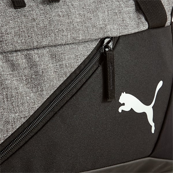Bolso pequeño para fútbol teamFINAL, Puma Black-Medium Gray Heather, large-ARG