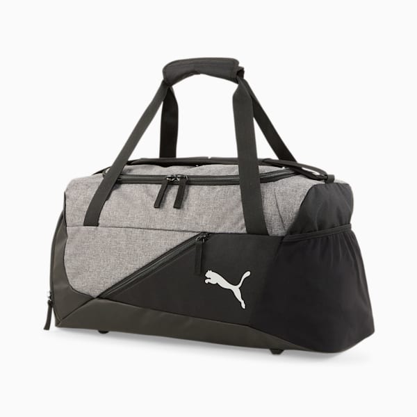 Bolso pequeño para fútbol teamFINAL, Puma Black-Medium Gray Heather, large-ARG
