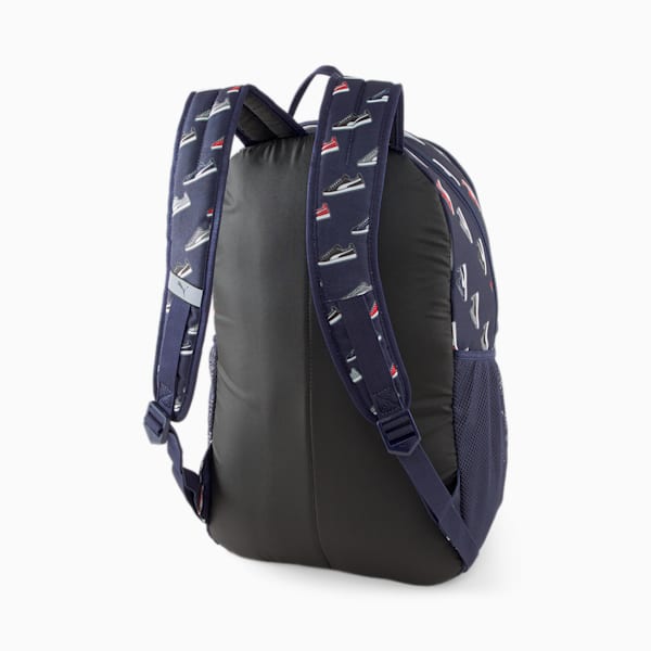Academy Backpack, PUMA Navy-SNEAKER AOP, large-ZAF