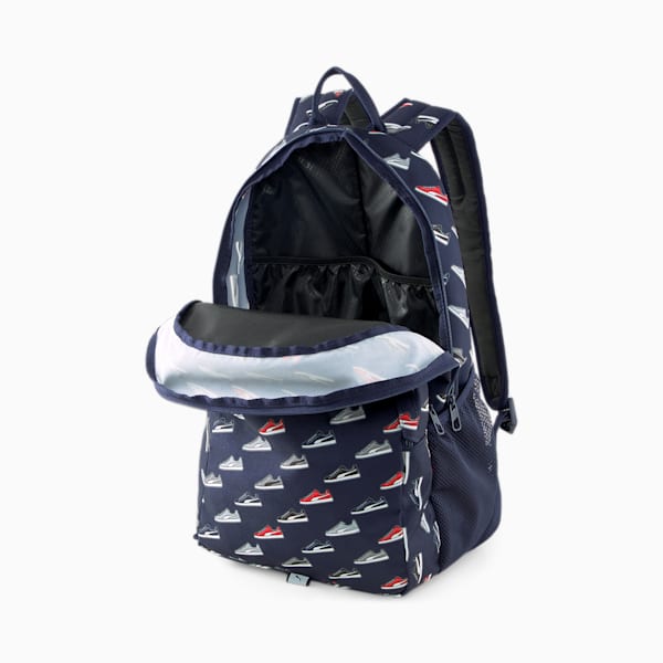 Academy Backpack, PUMA Navy-SNEAKER AOP, large-ZAF