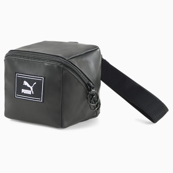 Prime Time Cube Wristlet Bag, Puma Black, large-ZAF