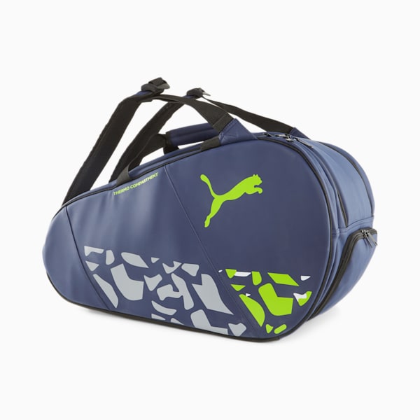 SolarATTACK Padel Tennis Bag, New Navy-Fast Yellow-PUMA White, large-ZAF