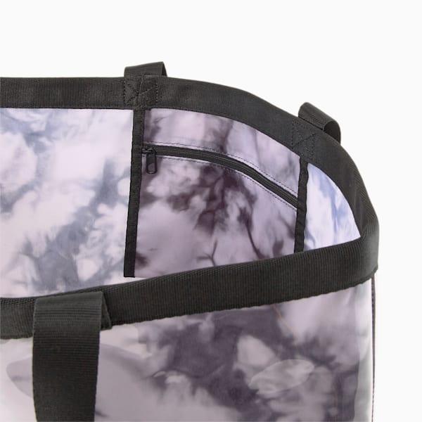 Bolso de mano Core Transparent, PUMA Black-Cloud AOP, large-ARG