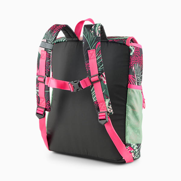 PRIME Vacay Queen Backpack Youth, Glowing Pink-PUMA Black, large-ZAF