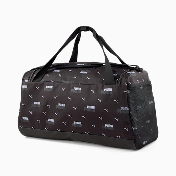 Challenger S Duffle Bag, PUMA Black-LOGO APP, large-ZAF