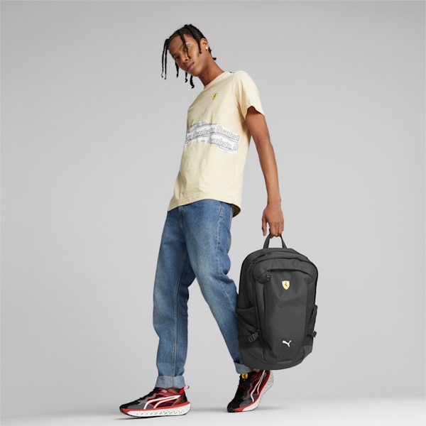 Scuderia Ferrari SPTWR Statement Backpack, PUMA Black, large-ZAF