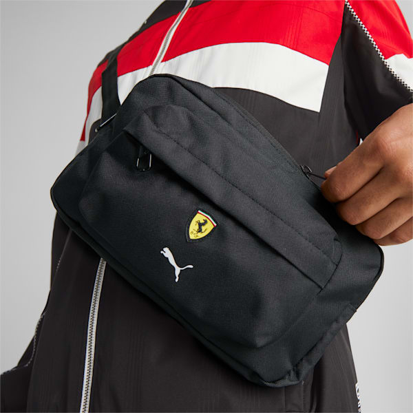 Scuderia Ferrari SPTWR Race Waist Bag, PUMA Black, large-ZAF
