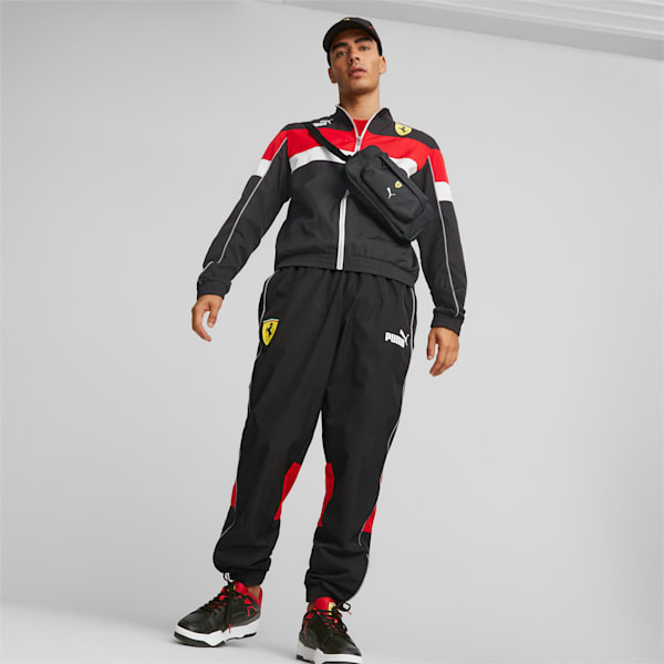 Scuderia Ferrari SPTWR Race Waist Bag, PUMA Black, large-ZAF