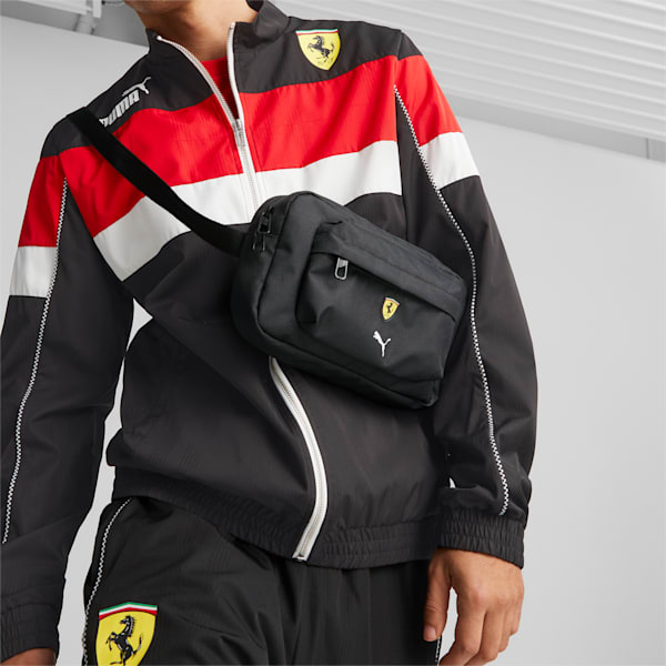 Scuderia Ferrari SPTWR Race Waist Bag, PUMA Black, large-ZAF