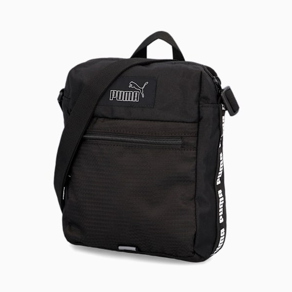 Evo Essentials Portable Shoulder Bag, PUMA Black, large-ZAF