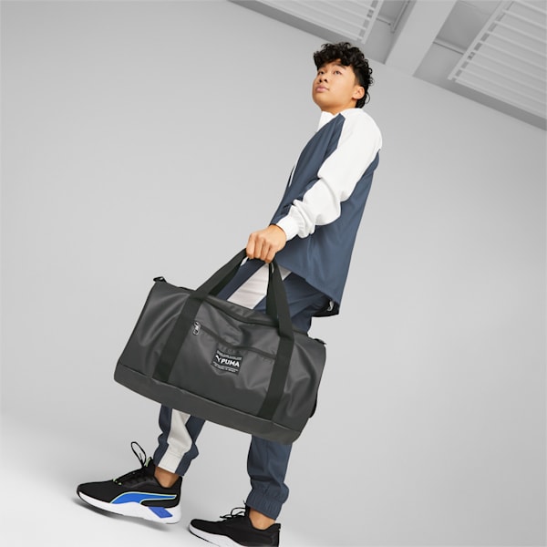 PUMA Fit Duffel Bag, PUMA Black, large-ZAF