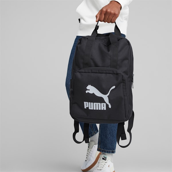 Classics Archive Tote Backpack, PUMA Black, large-ZAF