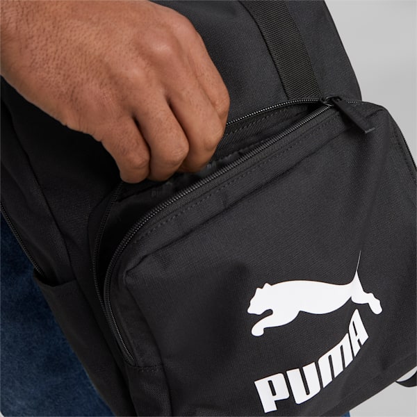 Classics Archive Tote Backpack, PUMA Black, large-ZAF
