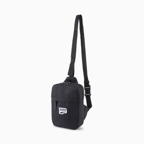 Downtown Front Loader Bag, PUMA Black, large-ZAF