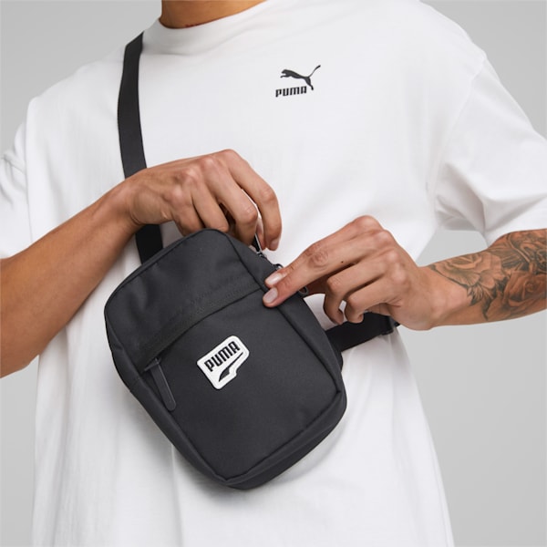 Downtown Front Loader Bag, PUMA Black, large-ZAF
