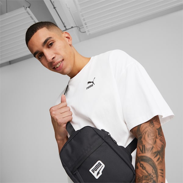 Downtown Front Loader Bag, PUMA Black, large-ZAF