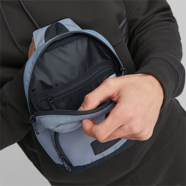 PUMA Axis Front Loader Pouch Bag, Gray Tile, large-ZAF