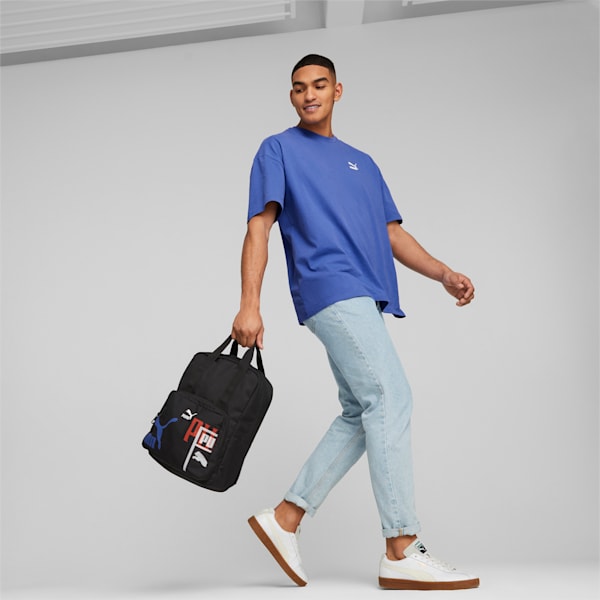 GEN. PUMA Tote Backpack, PUMA Black, large-ZAF